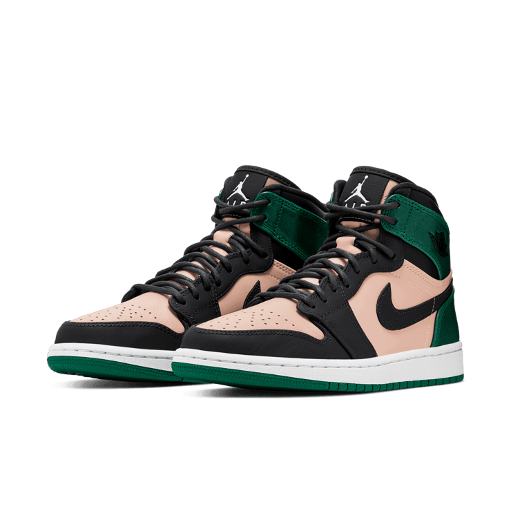 Jordan 1 Retro High Bio Beige Anthracite Mystic Green (W) Angle 2