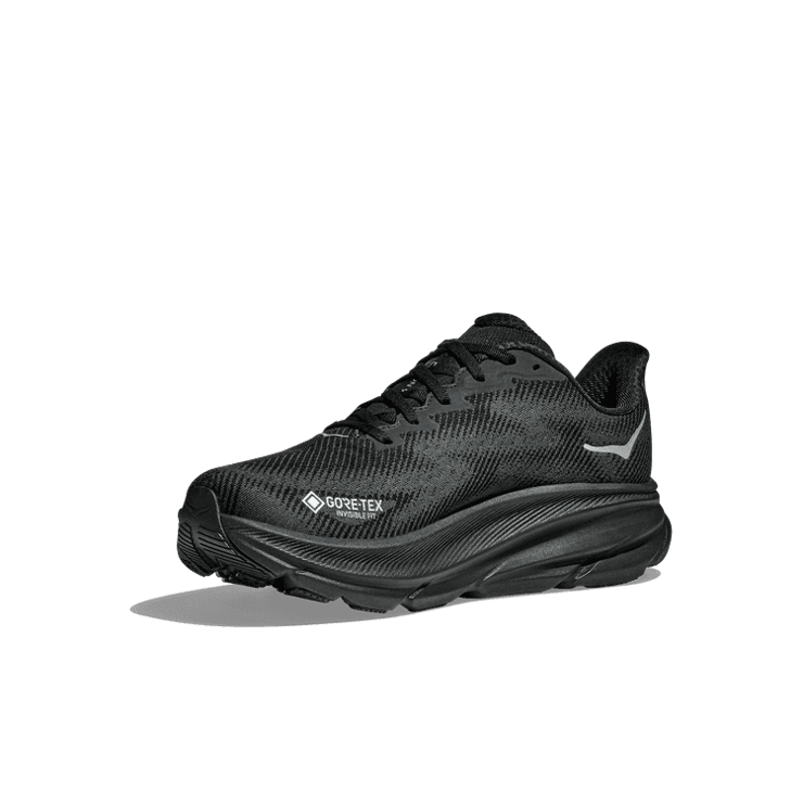 Hoka One One Clifton 9 GTX Black Black Angle 1