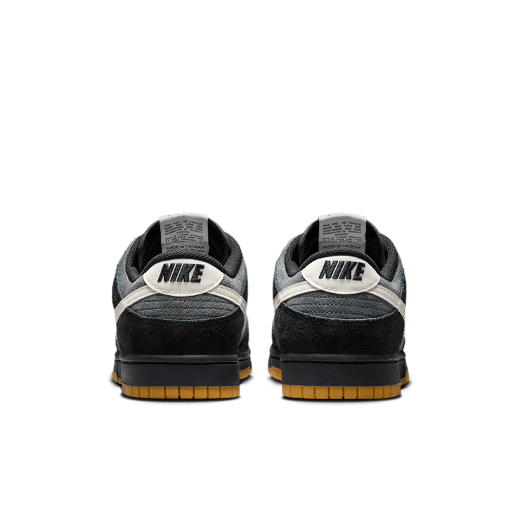 Nike Dunk Low Suede Black Anthracite Angle 4