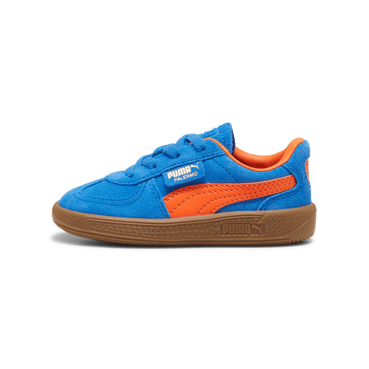 PUMA Palermo s' Sneakers in Hyperlink Blue/Flame Flicker/Gum (TD) Angle 1
