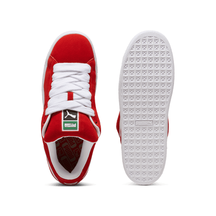 PUMA Suede XL Sneakers in For All Time Red/White Angle 0