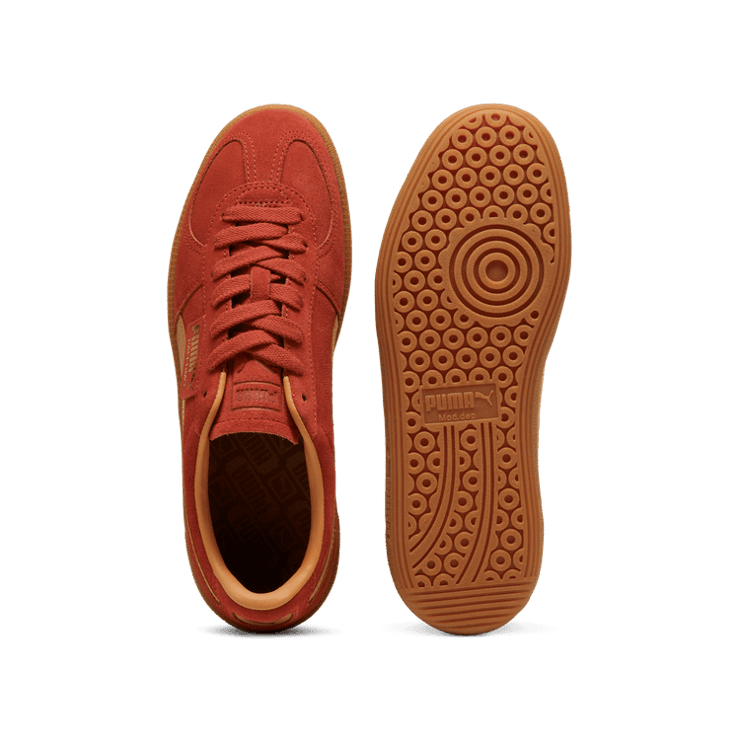 PUMA Palermo Sneakers in Mars Red/Caramel Latte/Gum Angle 0