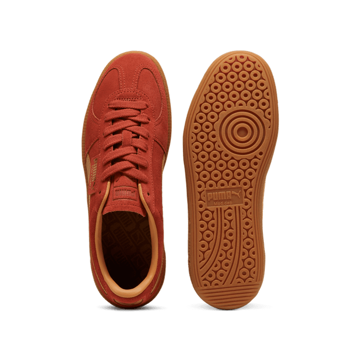 PUMA Palermo Sneakers in Mars Red/Caramel Latte/Gum Angle 0