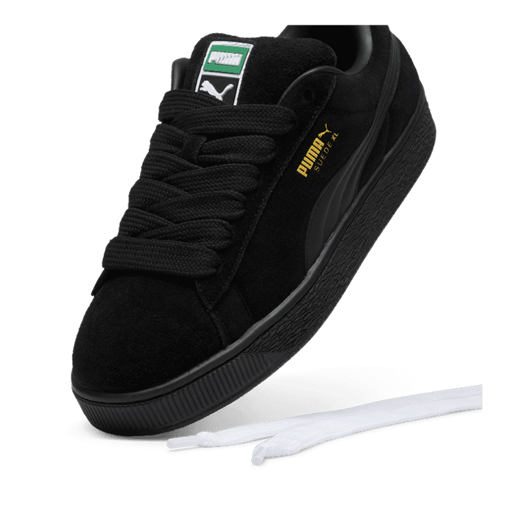 PUMA Suede XL Sneakers in Black Angle 2