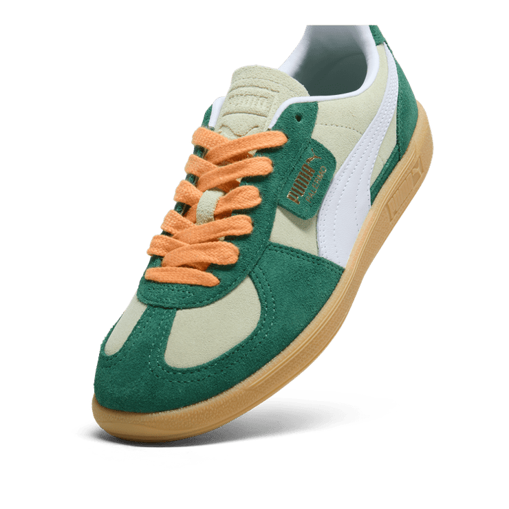 PUMA Palermo Sneakers in Pistachio Green/Vine/Gum Angle 2