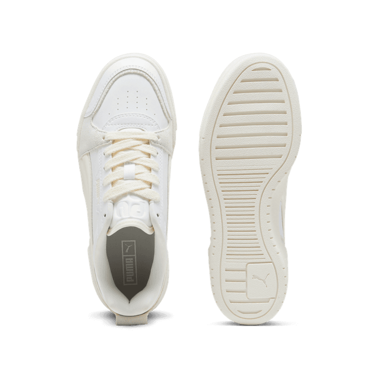 PUMA CA Pro Lux III Winter Volume Sneakers in White/Warm White Angle 0