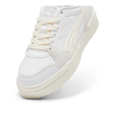 PUMA CA Pro Lux III Winter Volume Sneakers in White/Warm White Angle 2