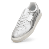PUMA Palermo Chrome Sneakers Women in Silver/Feather Grey Angle 2