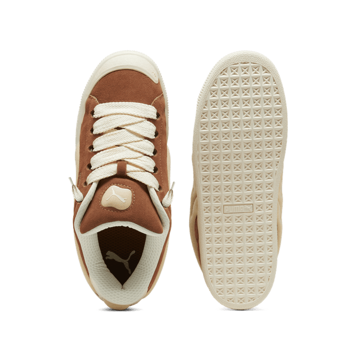 PUMA Suede XL Crush Preserves in Brown Mushroom/Chamomile/Sugared Almond Angle 0