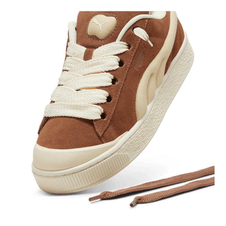 PUMA Suede XL Crush Preserves in Brown Mushroom/Chamomile/Sugared Almond Angle 2