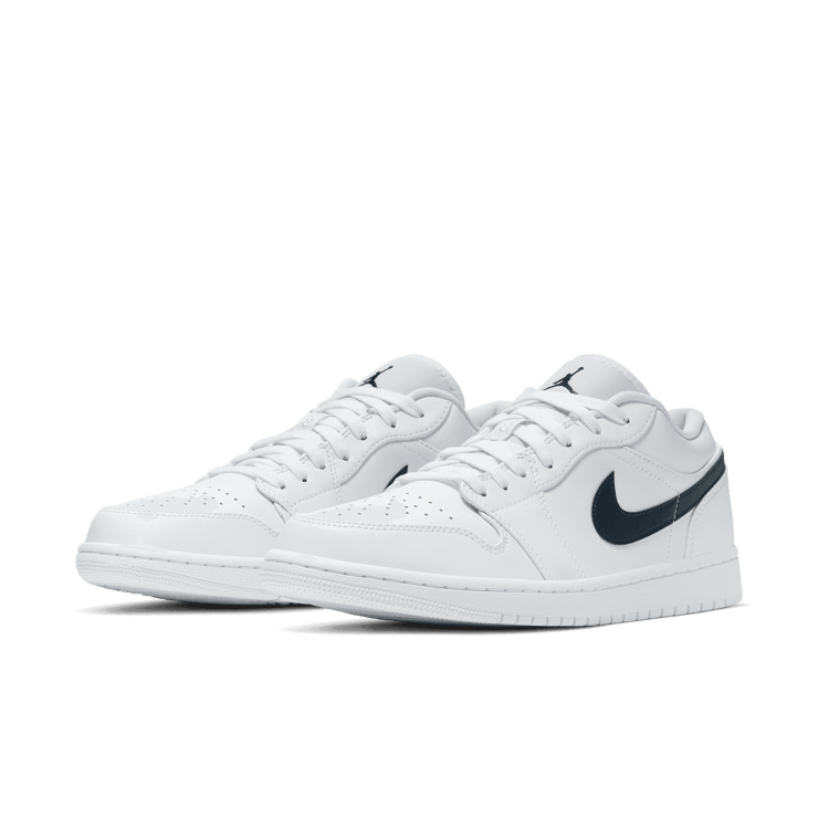 Jordan 1 Low White Obsidian Angle 2