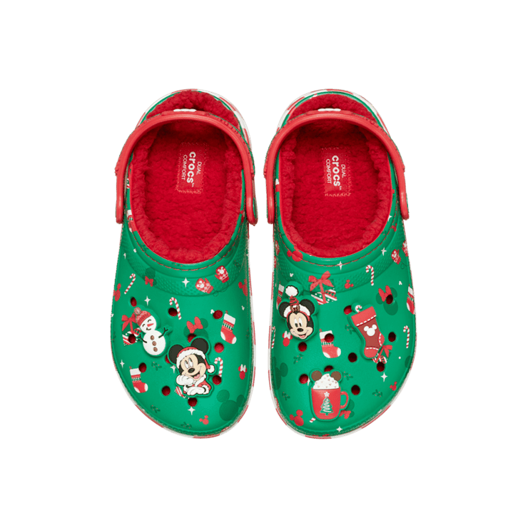 Crocs Lined Clog Disney Mickey Holiday Angle 1