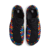 Nike Air Footscape Woven Black Rainbow Angle 2