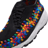 Nike Air Footscape Woven Black Rainbow Angle 5