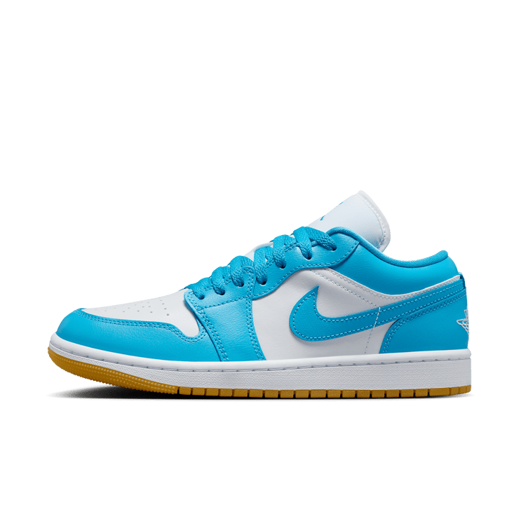 Air Jordan 1 Low Dark Powder Blue Gum (W) Angle 0