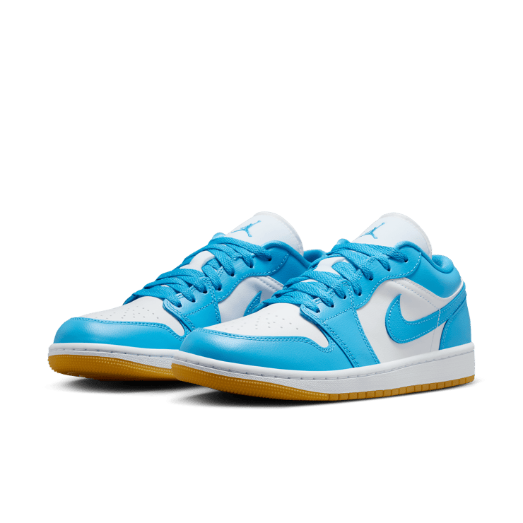 Air Jordan 1 Low Dark Powder Blue Gum (W) Angle 3