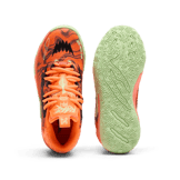 PUMA x LAMELO BALL MB.03 Halloween Basketball in Fluro Orange Pes/Black (PS) Angle 0