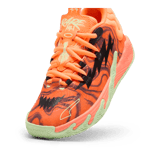 PUMA x LAMELO BALL MB.03 Halloween Basketball in Fluro Orange Pes/Black (PS) Angle 2