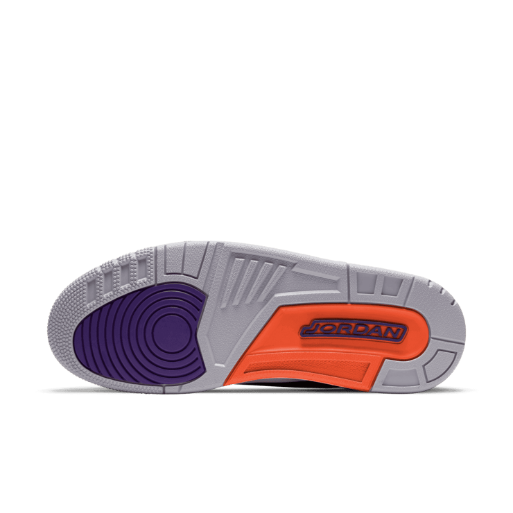 Air Jordan 3 Retro Black Court Purple Angle 0
