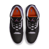 Air Jordan 3 Retro Black Court Purple Angle 1
