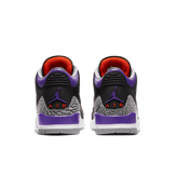 Air Jordan 3 Retro Black Court Purple Angle 3