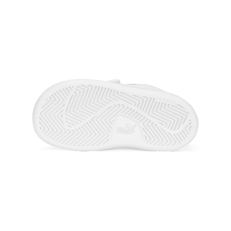 Puma Smash 3.0 Leather Velcro 'White Cool Light Grey' (TD) Angle 0
