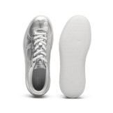 PUMA Palermo Chrome Sneakers in Silver/Feather Grey (GS) Angle 0