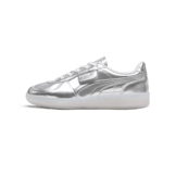 PUMA Palermo Chrome Sneakers in Silver/Feather Grey (GS) Angle 1
