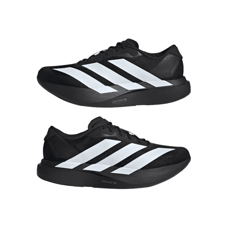 adidas Adizero Evo SL Black White Angle 5