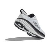 Hoka One One Bondi 8 White Black Angle 2