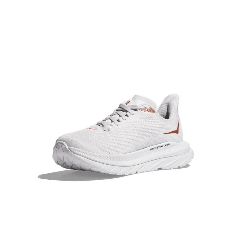 Hoka One One Mach 5 'White Copper' Angle 0