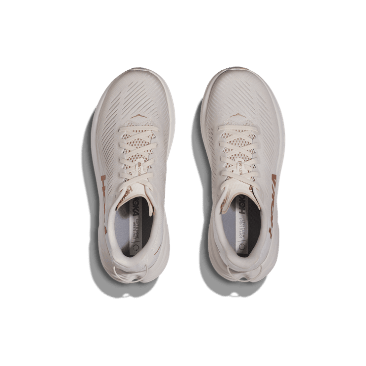 Hoka One One Rincon 2 Eggnog Rose Gold (W) Angle 0