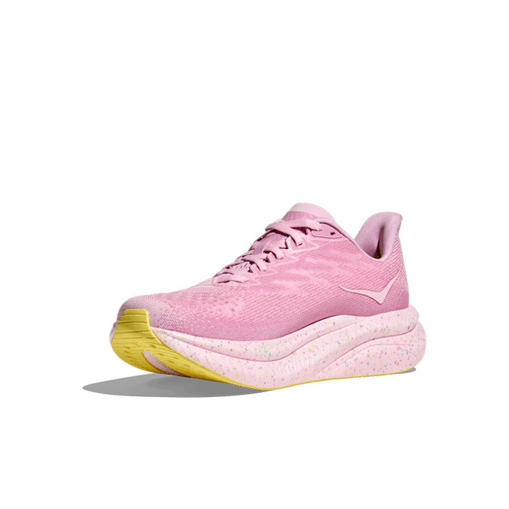 Hoka One One Mach 6 Pink Twighlight Lemonade (W) Angle 1