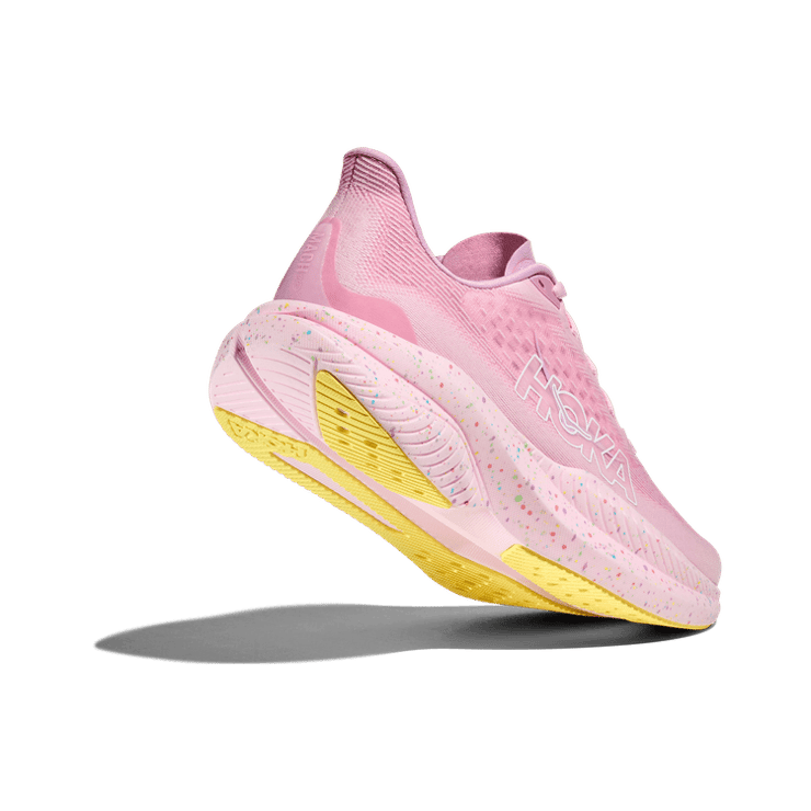 Hoka One One Mach 6 Pink Twighlight Lemonade (W) Angle 2