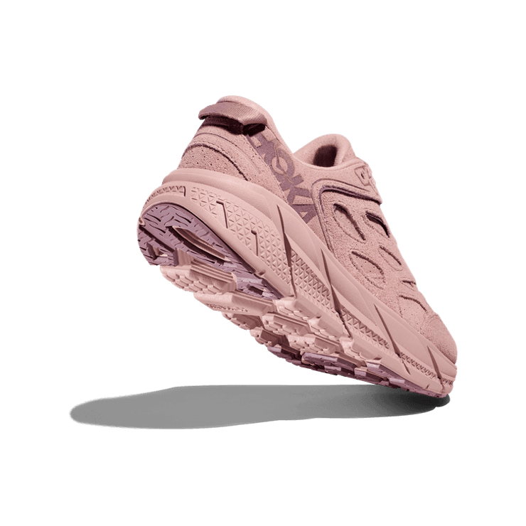 Hoka One One Clifton L Suede 'Pale Mauve' Angle 1