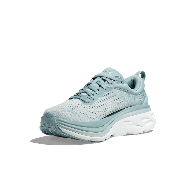 Hoka One One Bondi 8 'Cloud Blue' Angle 1