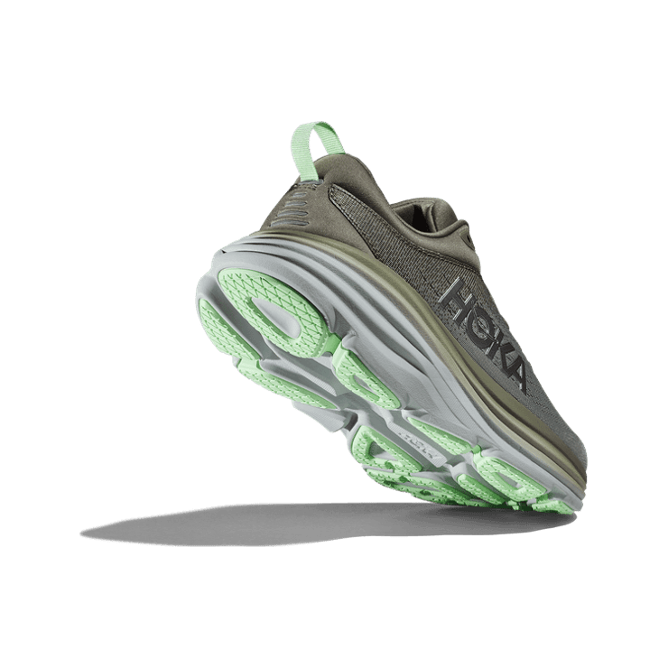 Hoka One One Bondi 8 Sharkskin Harbor Mist Green Angle 2