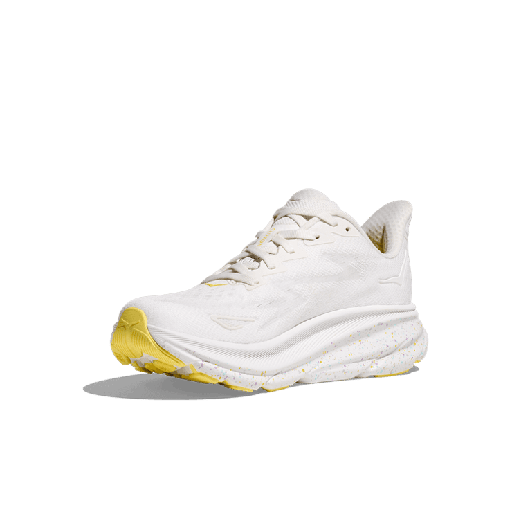 Hoka One One Clifton 9 White Lemonade (W) Angle 1