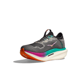 Hoka One One Cielo X1 Black Electric Aqua Angle 1