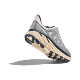 Hoka One One Project Clifton Knitted Running Grey Beige Angle 2