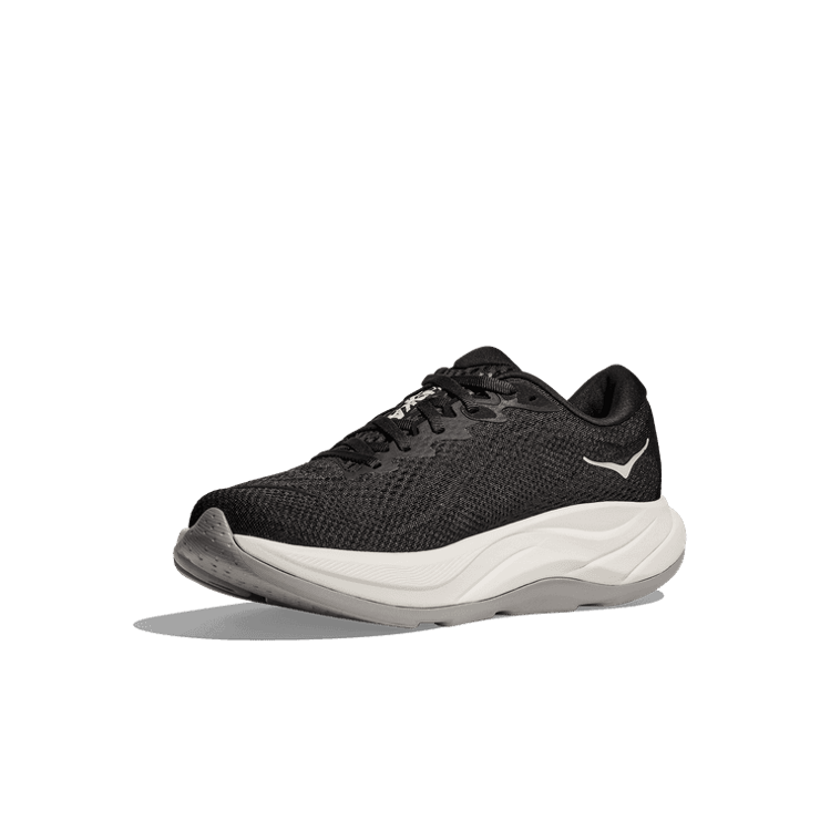 Hoka One One Rincon 4 Wide Black White Angle 1