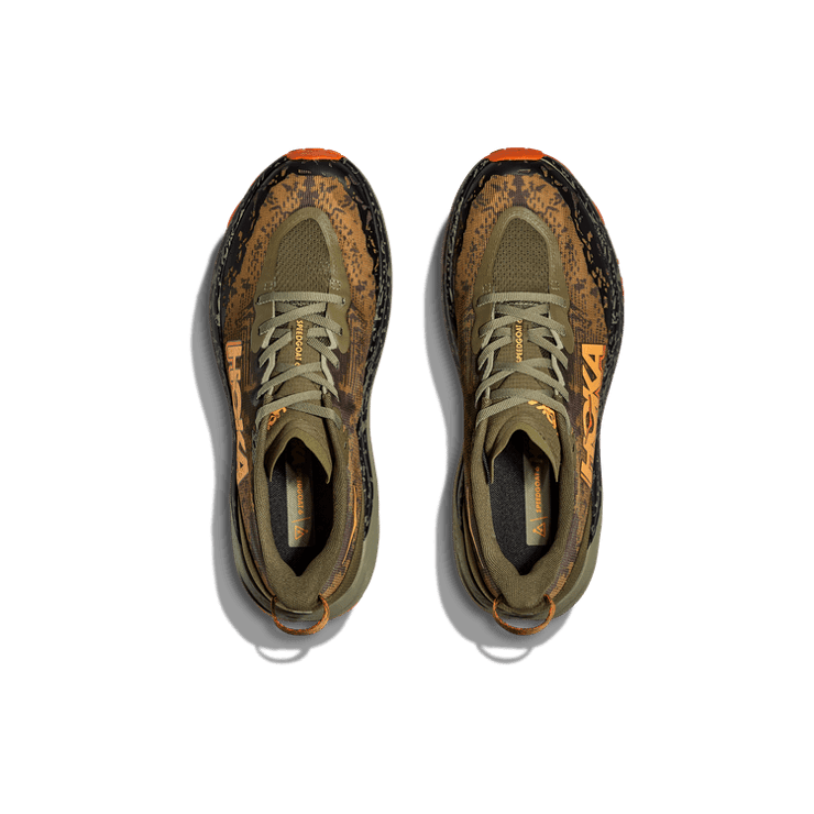 Hoka One One Speedgoat 6 Antique Olive Squash Angle 0