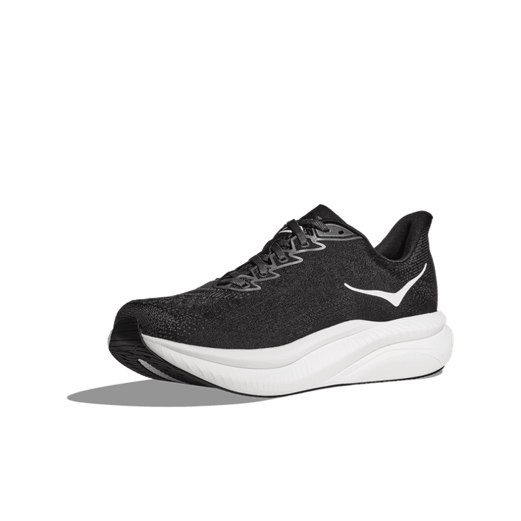 Hoka One One Mach 6 Wide 'Black White' Angle 1