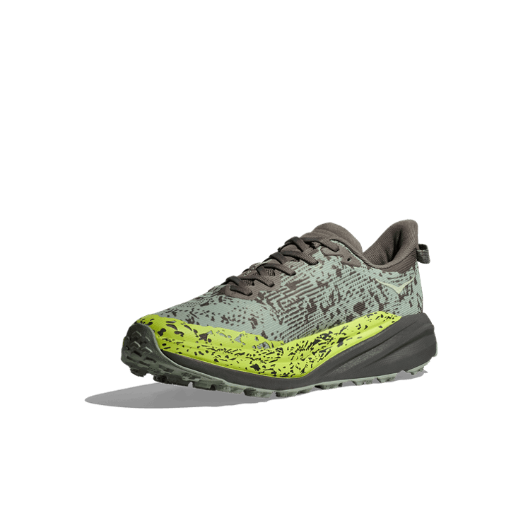 Hoka One One Speedgoat 6 Gore-Tex Slate Aloe Vera Angle 1