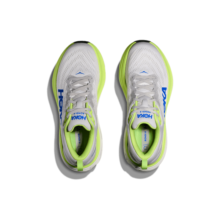 Hoka One One Bondi 8 Stardust lettuce Angle 0