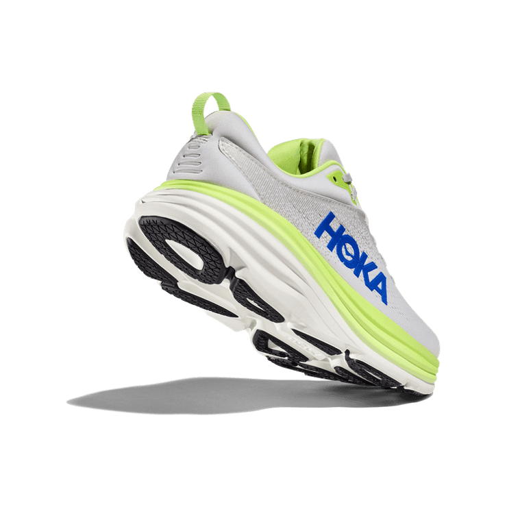 Hoka One One Bondi 8 Stardust lettuce Angle 2