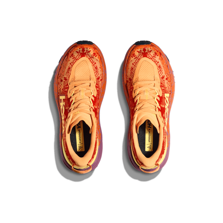 Hoka One One Speedgoat 6 Wide Orange Angle 0