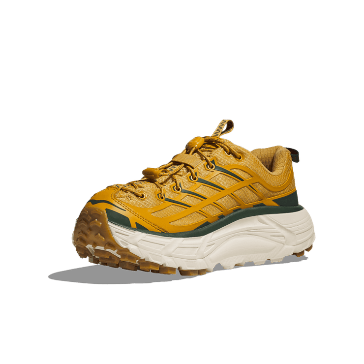 Hoka One One Mafate Three2 Golden Yellow Eggnog Angle 1