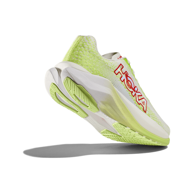 Hoka One One Mach X Lettuce White Angle 2