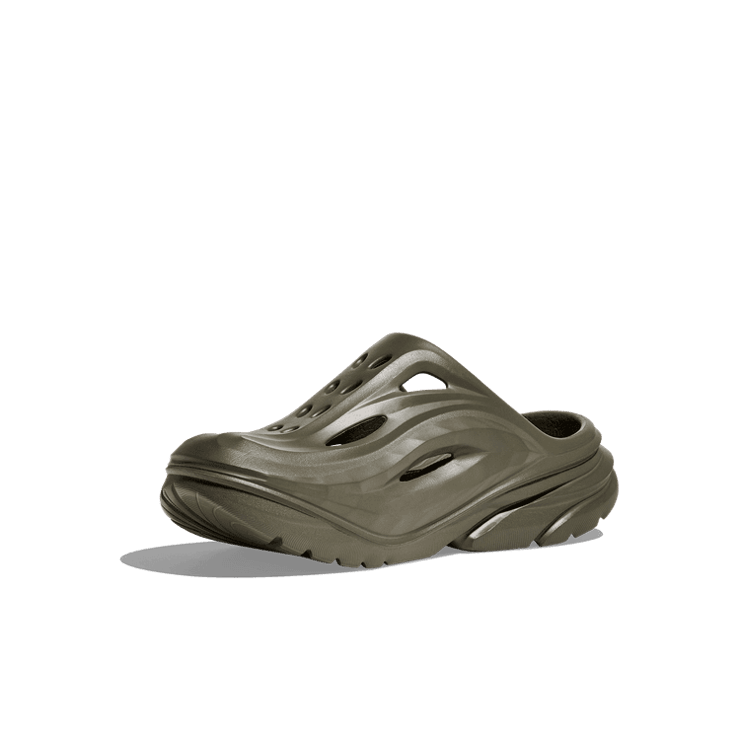 Hoka One One Ora Recovery Mule Slate Angle 1